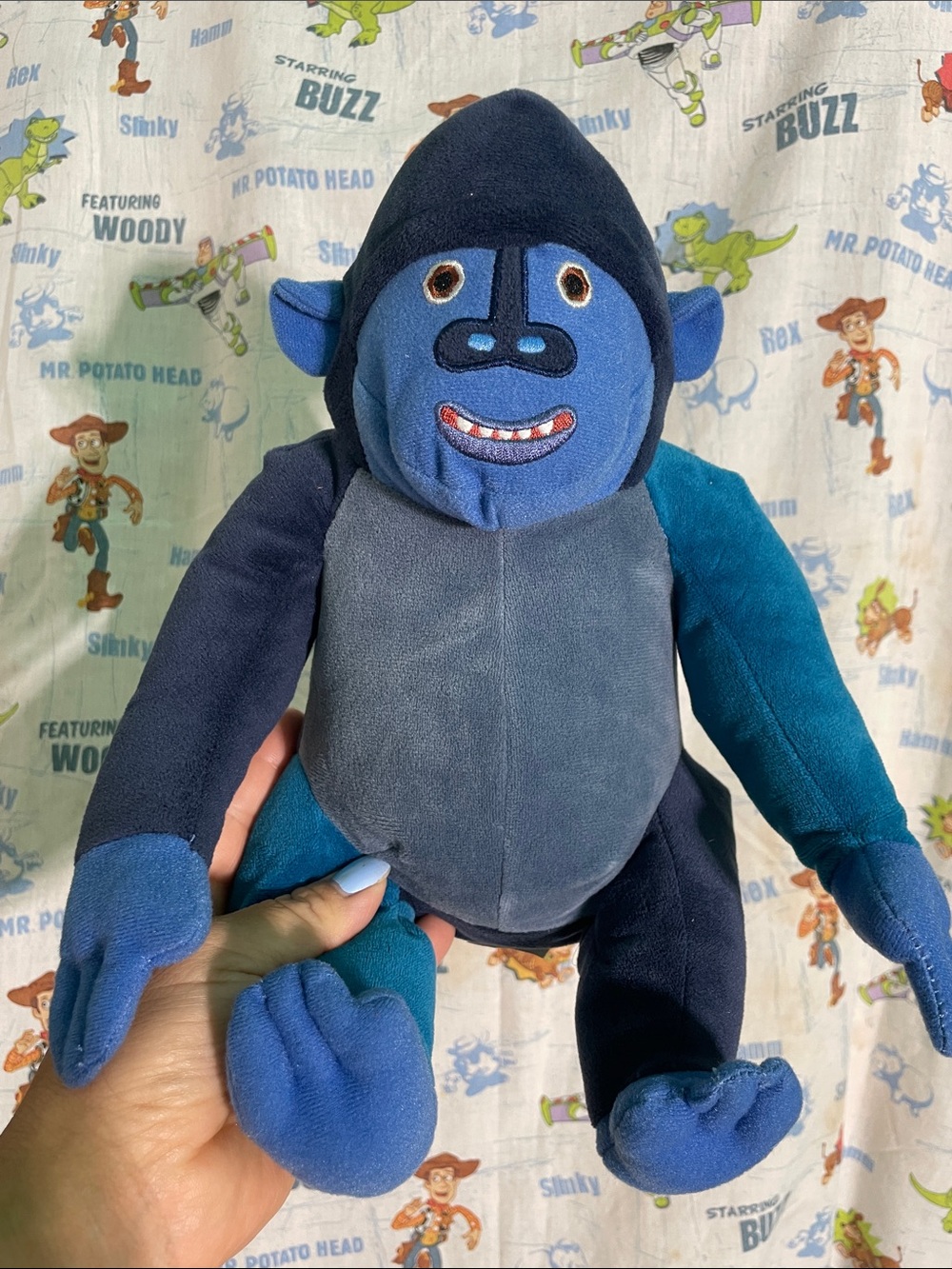 Kohls Cares Eric‎ Carle Blue Gorilla ape 10" plush